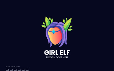 Kolorowe logo Elf Gradient