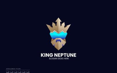 Logo colorato sfumato di Re Nettuno