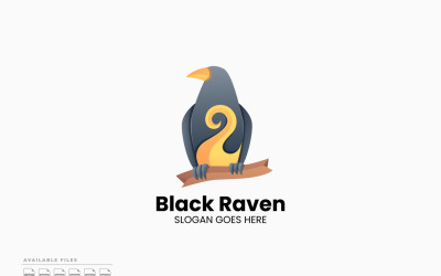 Raven Renkli Degrade Logo