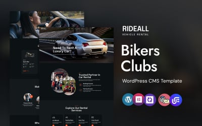RideAll - Motor Sports And Bikers Clubs WordPress Elementor Theme