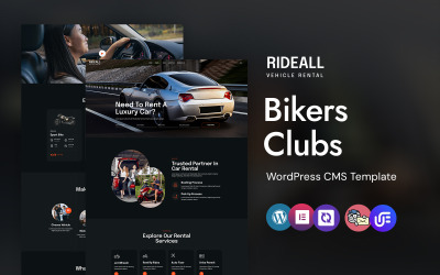 RideAll - Motorsport és Motoros Klubok WordPress Elementor Témá