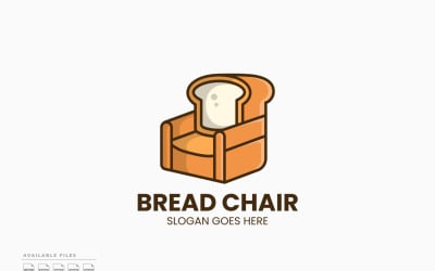 Bread Chair Logo Template Vector Design