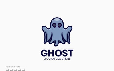 Ghost Logo Template Vector Design