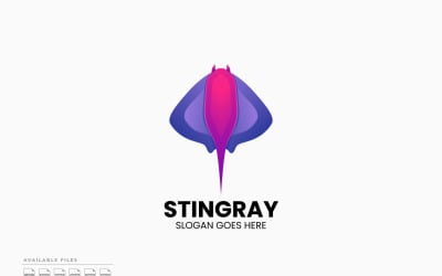 Logo Stingray w kolorze gradientowym