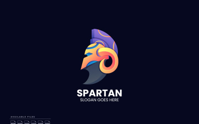 Spartan Renkli Gradyan Logosu