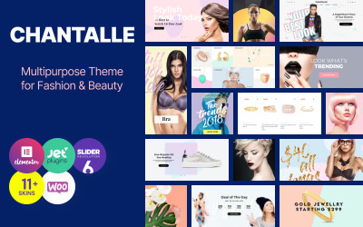 Chantalle - Multipurpose Woman Fashion WordPress Elementor Theme