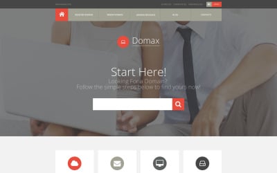 Domain Registration Website Template