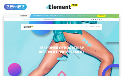 "Free Responsive Design Agency Template Website Template" modèle web adaptatif #52648