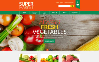 Online Supermarket VirtueMart Template
