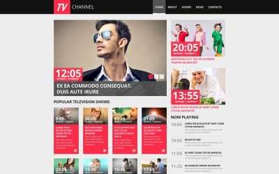 Premium Tv Kanalı Moto Cms Html #52620