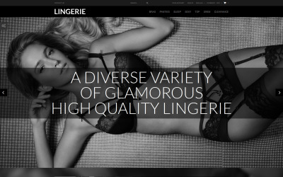 Тема PrestaShop Elegant Lingerie