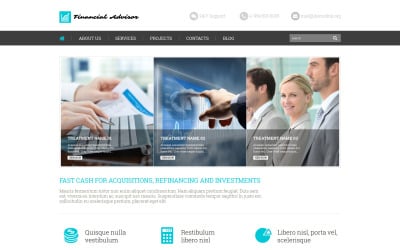 Tema WordPress per consulente finanziario
