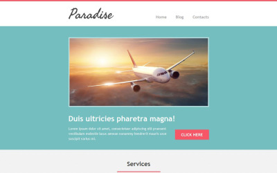 Template de Newsletter para Sites de Agencia de Viagens №52696
