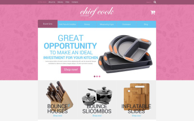 VirtueMart šablona pro kuchyňské náčiní