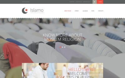 Website-sjabloon voor natie opleiden