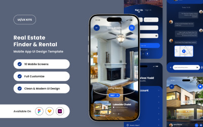 Homix – UI-Designvorlage für Immobilienfinder