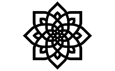 illustrazione vettoriale di silhouette di motivo islamico