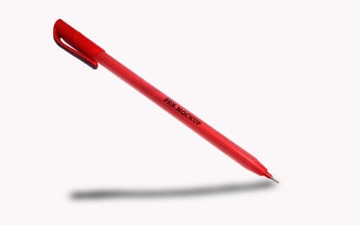 Pen Mockup PSD Template Design 9