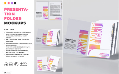 Presentation Folder Mockup 2447