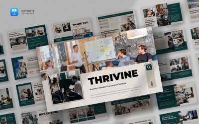 Thrivine - Üzleti innovációs főelőadás sablon