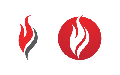 Flames Logo icon illustration vector design template v1.98
