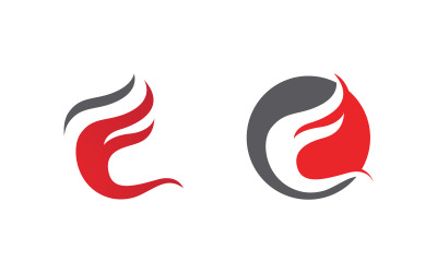 Flames Logo icon illustration vector design template v1.99