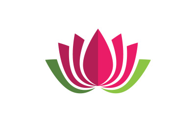 Lotus flower Logo Beauty Salon Cosmetic skincare vector icon design v.175