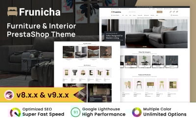 Frunicha - Thème Prestashop pour magasin de meubles et de décoration d&amp;#39;intérieur
