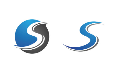 S Letter Logo business Icon illustration design Template v.40