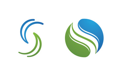S Letter Logo business Icon illustration design Template v.42