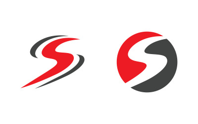 S Letter Logo business Icon illustration design Template v.47