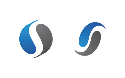 S Letter Logo business Icon illustration design Template v.50