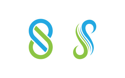 S Letter Logo business Icon illustration design Template v.51