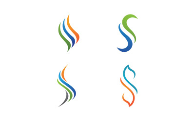 S Letter Logo business Icon illustration design Template v.53
