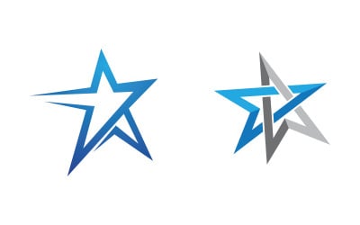 Star Faster Konzept Logo Illustration Designvorlage v.4