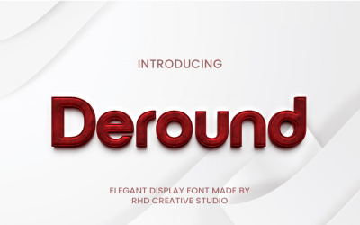 Deround 优雅显示字体