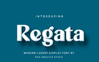 Fonte de exibição Regata Modern Luxury