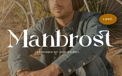 Manbrost serif Modern Font