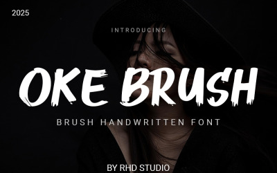OKE BRUSH - рукописний шрифт Brush