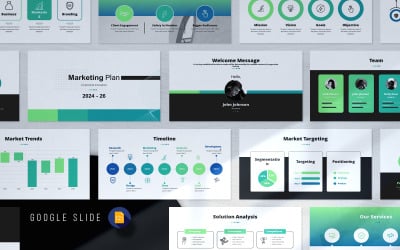 Business Marketing Plan Google Slide Presentation Template
