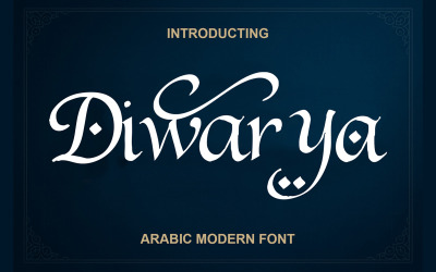 Diwarya Arabisch Islamitisch lettertype