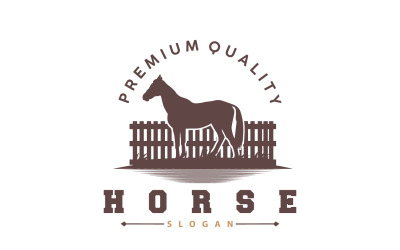 Horse Logo West Country Farm Ranch V2