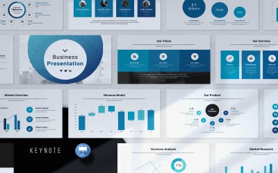 Modello di presentazione aziendale Keynote