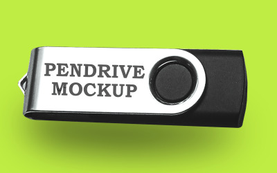 Pendrive Mockup PSD Template Design 2
