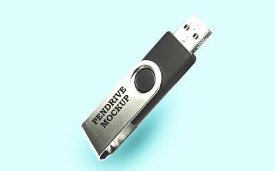 Pendrive Mockup PSD Template Design 7