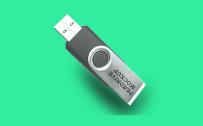Pendrive Mockup PSD Template Design 9