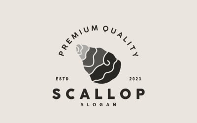 Seashell Logo Inspiration Scallop Design V10