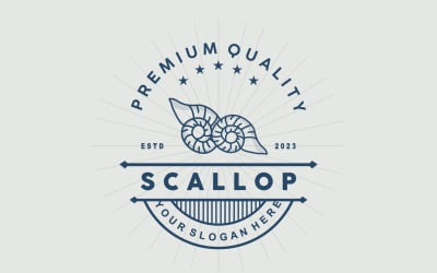 Seashell Logo Inspiration Scallop Design V11