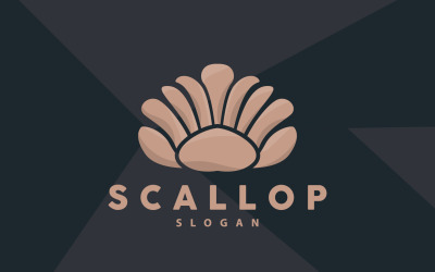 Seashell Logo Inspiration Scallop Design V1