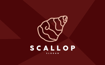 Seashell Logo Inspiration Scallop Design V3